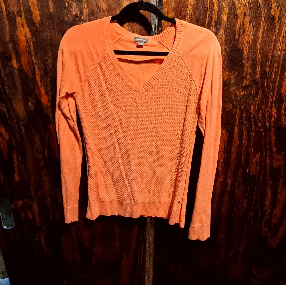 Eddie Bauer Sweater salmon XS